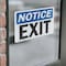 Signmission Exit Sign, Vinyl Decal, 10 in W, 7 in H, Exit OS-2PACK-NS-D-710-L-12248 - alternate 4